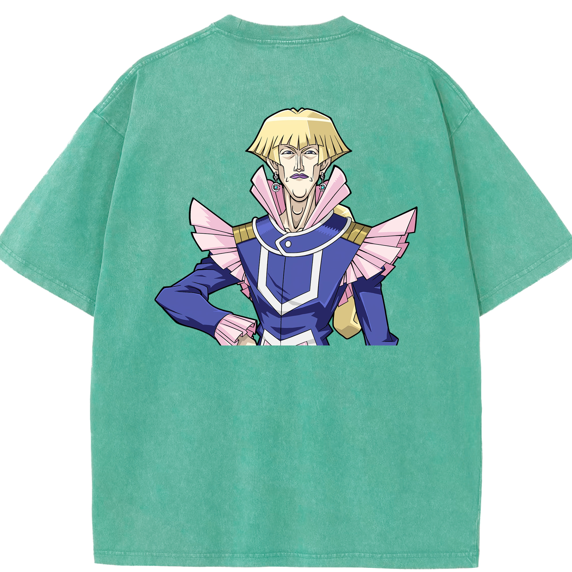 （画像用） 遊☆戯☆王 Yu-Gi-Oh! 綿100% ヴィンテージ風 半袖Tシャツ（背面プリント）